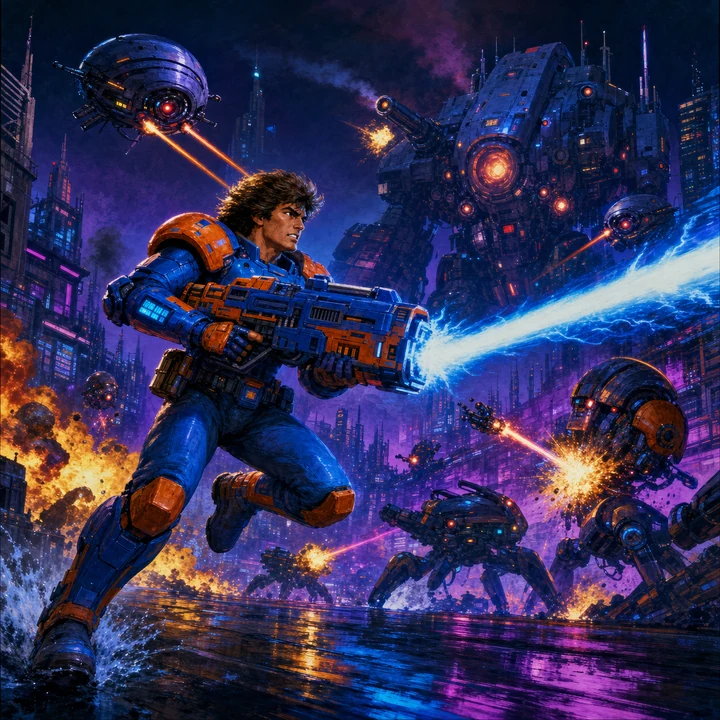 Portada de Ráfaga Cobalto